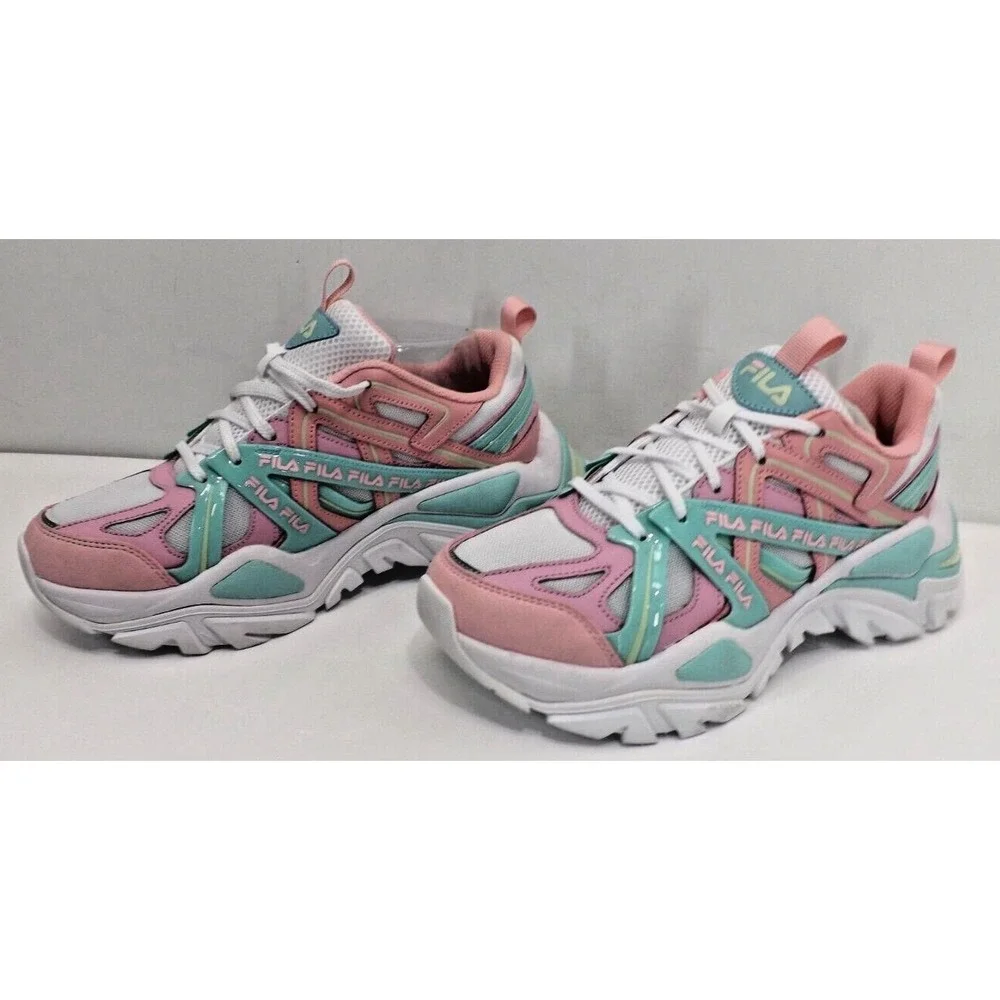Fila Women's Electrove 2 Womens Shoes 5RM01535-956 Size 9 Pink White Purple-NEW! - Picture 3 of 12